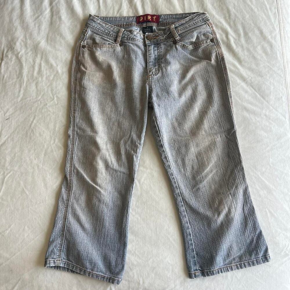 Deadstock y2k Light Wash Denim Capris
